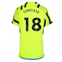 Arsenal Takehiro Tomiyasu #18 Bortatröja Dam 2023-24 Kortärmad